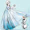 Disney Frozen Elsa and Olaf Art iPhone 13 Pro Max Clear Case